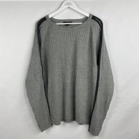 Calvin Klein Jeans Strickpullover Grau mit Logo-Schulter (XL) Bayern - Lochhausen Vorschau