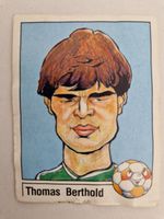 Panini - WM 86 - Karikatur der Vizeweltmeister - Thomas Berthold Baden-Württemberg - Tübingen Vorschau