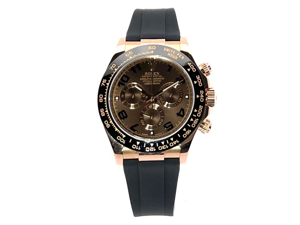 Rolex Daytona 116515LN Everose-Gold / Leder Zifferblatt Choco in Bietigheim-Bissingen