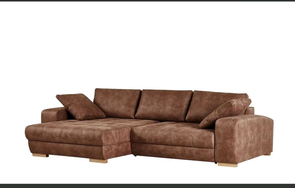 bobb Ecksofa cognac - Mikrofaser Caro in Berlin