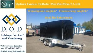 Humbaur HN 356225 Container Anhänger 3.5t 20 Fuss Tandem für PKW