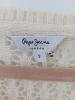 Langes Häckelstrickkleid in Weiss/Creme Boho Hippie Ibiza Gr.S Hessen - Gelnhausen Vorschau