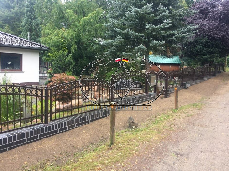 Doppelflügeltor Zwilingtor ZAUN Tor Doppelstabmatten Gartentor in Meyenburg