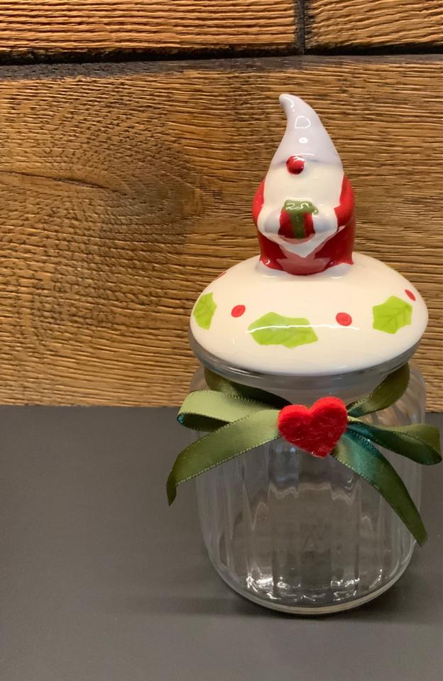 Vorratsglas mit Keramikdeckel Nikolaus Bonboniere Weihnachten in Ingolstadt
