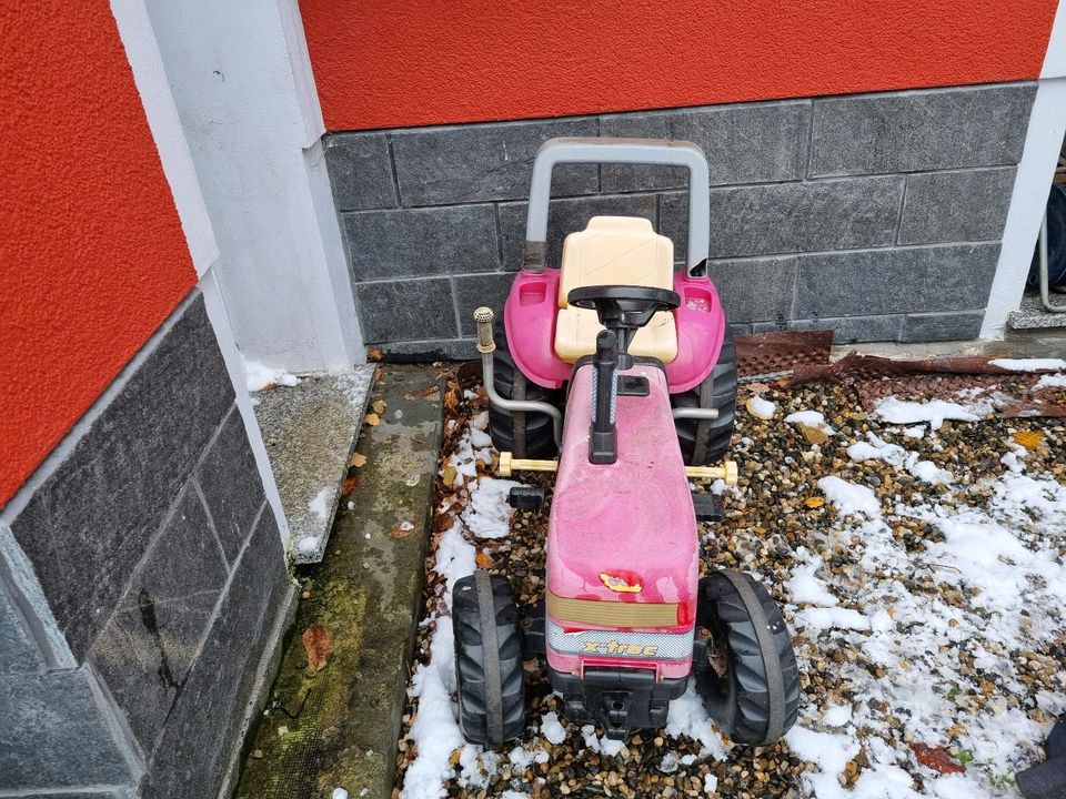 Rolly Toys Trettraktor mit Güllefass in Altenberg Sachs