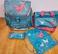 Scooli Schulranzen Set Butterfly Türkis Pink Nordrhein-Westfalen - Krefeld Vorschau