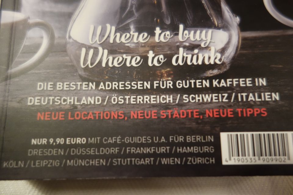 COFFEE GUIDE 2022 ** VON CREMA ** UNBENUTZT %% SALE %% REDUZIERT in Dannenberg (Elbe)