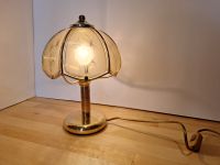 Vintage Lampe Tischlampe H.30 Stehlampe Messing Glasschirm Baden-Württemberg - Heidelberg Vorschau