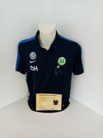 VFL Wolfsburg Shirt Hecking signiert Autogramme Fußball Nike M Nordrhein-Westfalen - Lünen Vorschau