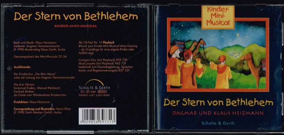 13 christliche Kinder-CDs -  Rinks, Heizmann, Hoffmann, Fietz ua in Suthfeld 