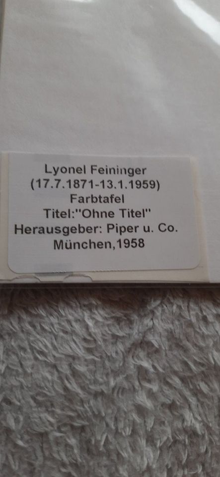 Lyonel Feininger in Karlsruhe