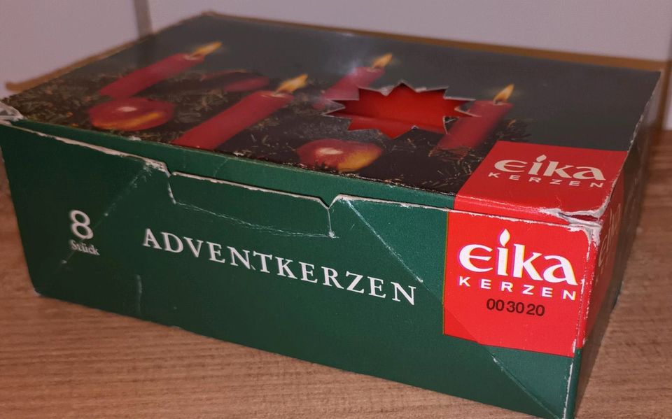 8x EIKA Kerzen Manufaktur VINTAGE Adventkerzen 8er-Set Neu in OVP in Berlin