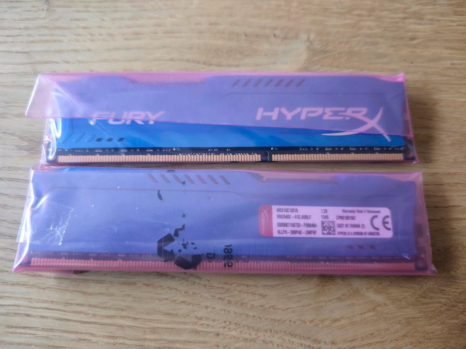 *NEU* 2x HyperX 8GB DDR3 RAM / Arbeitsspeicher 1600MHz in Köln