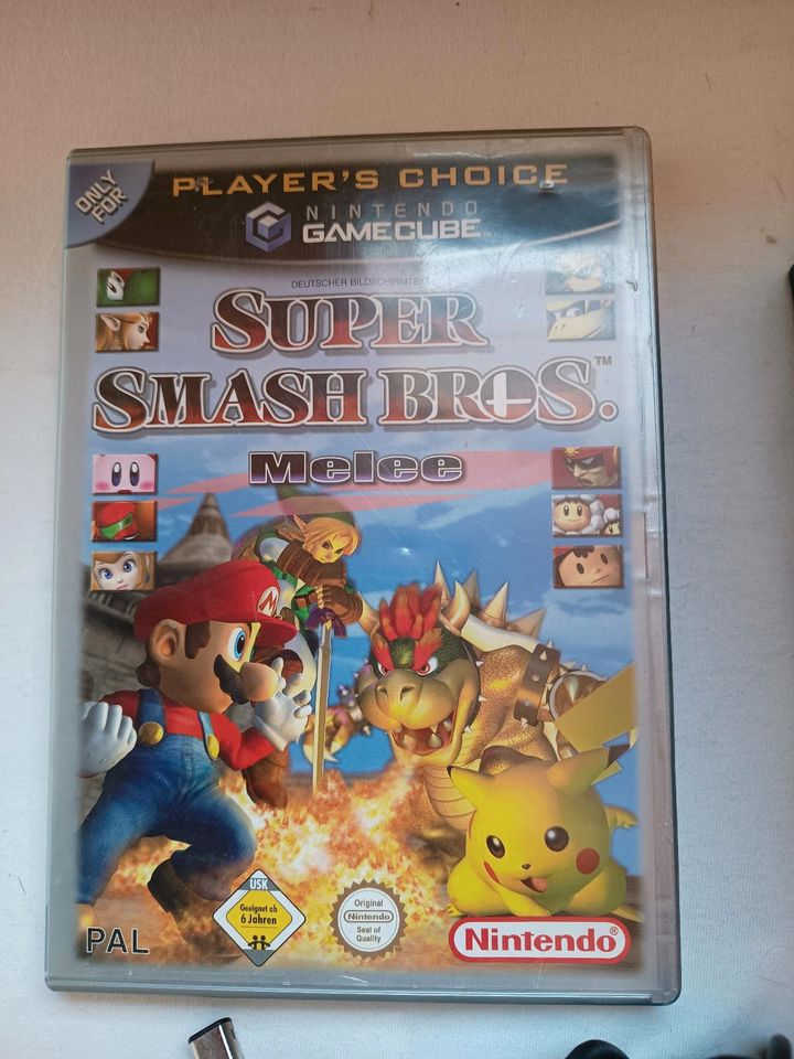 Gamecube Konsole Controller Super Smash Bros melee in Wadgassen