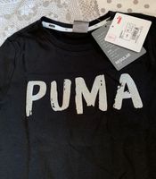 Puma T-Shirt schwarz Glitzerschrift Gr.128 NEU Borsdorf - Panitzsch Vorschau