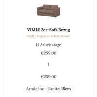 Vimle Bezug für 2er Sofa Bayern - Maisach Vorschau