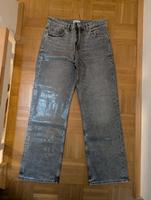 Zara Jeans Pailletten glänzend gr 42 neu Baden-Württemberg - Ludwigsburg Vorschau
