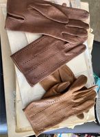 2 paar Echtleder Handschuhe aus den 1960-70-er Jahren Bayern - Gauting Vorschau