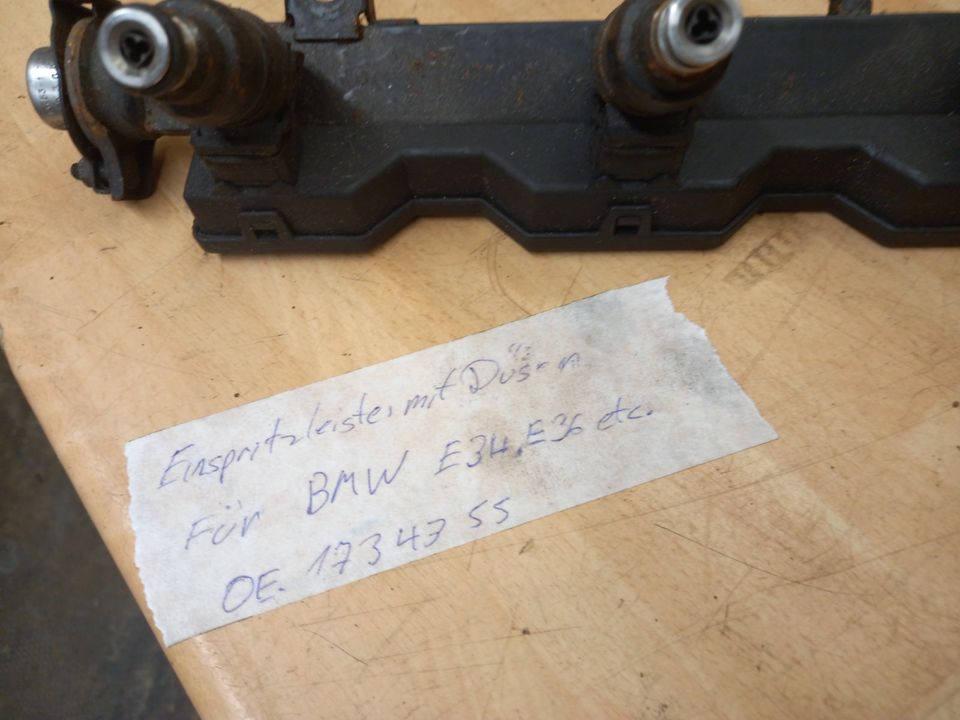 Original BMW  Einspritzleiste mit  Düsen OE 1734355 für 3er etc. in Duisburg