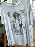 T-Shirt weiß mit Aufdruck Größe 56 von ZIZZI Hessen - Kassel Vorschau