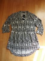 Strandkleid/Hängerchen/Longbluse - Gr. 40/42 - schwarz-weiß - Nordrhein-Westfalen - Sundern (Sauerland) Vorschau