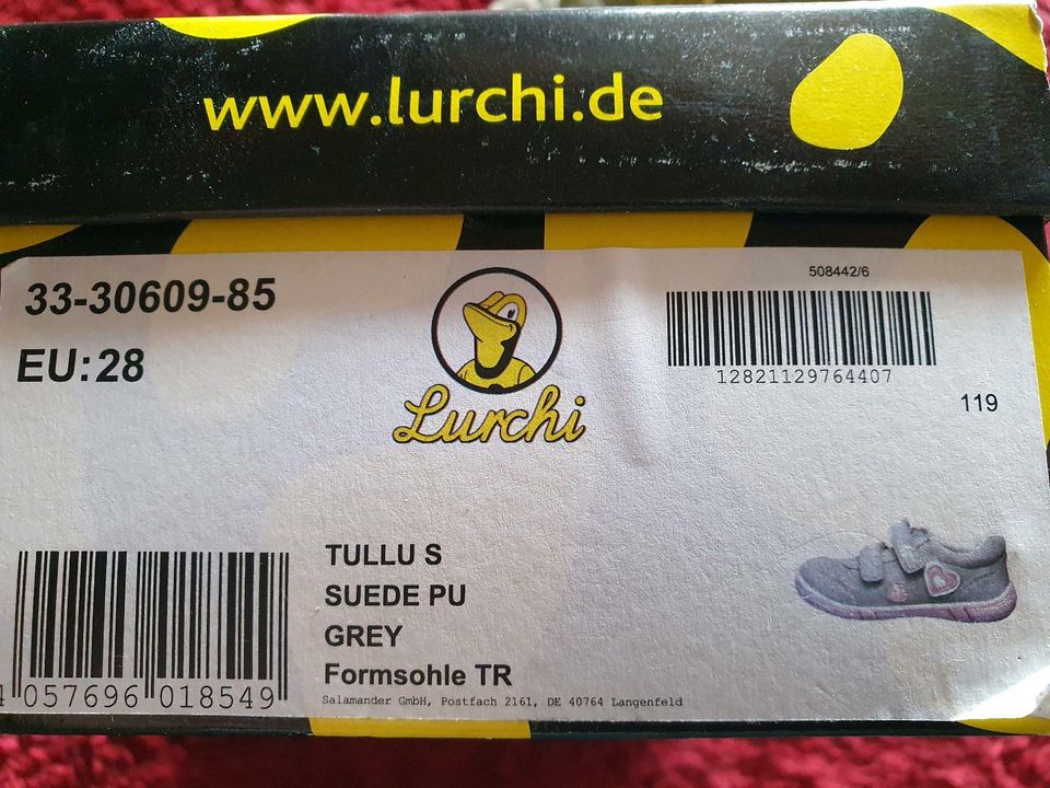Lurchi Mädchen Sneaker Größe 28 in Roßdorf