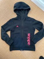 Adidas Sweatjacke schwarz Logo pink 128 Kreis Pinneberg - Quickborn Vorschau