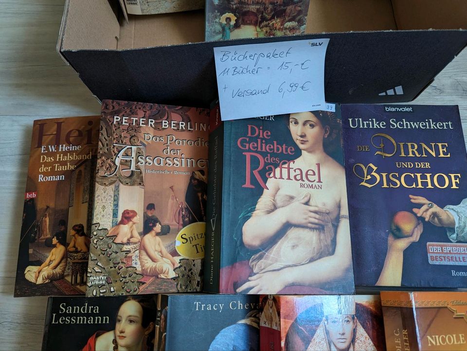 Liebe Leser - Biete Bücherpaket Historische Romane in Crimmitschau