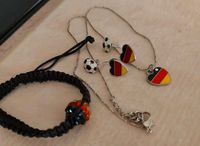 Schmuck Set Deutschland Fußball EM WM Ohrringe Halskette Armband Bayern - Harburg (Schwaben) Vorschau