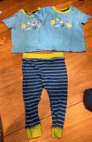 Jungs Schlafanzug Pyjama 86/92 Set blau Niedersachsen - Großheide Vorschau