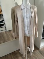 Lange beige Strickjacke xs Bayern - Erding Vorschau