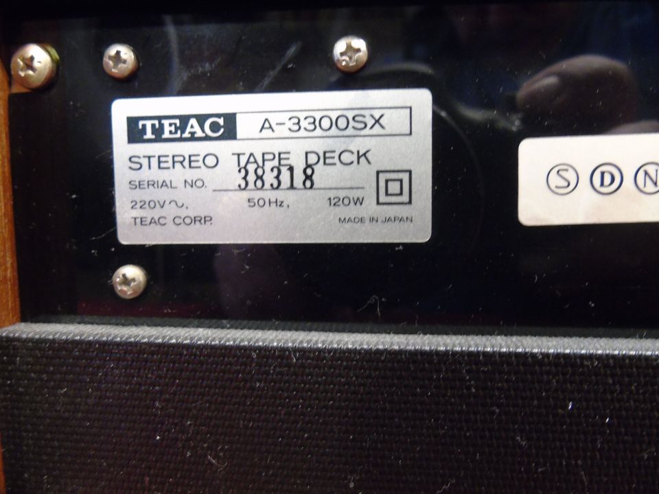 Tonbandmaschine TEAC A-3300SX in Köln