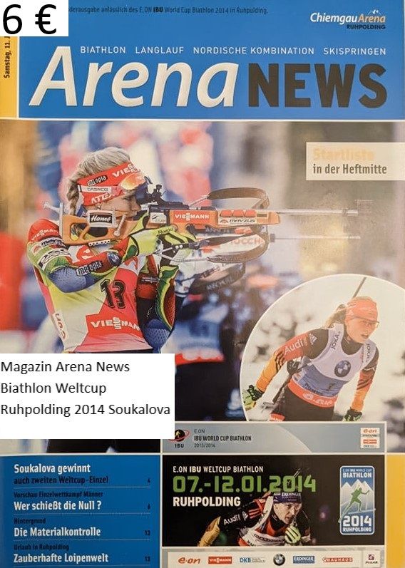 NEU Arena News Biathlon Magazine City Biathlon Ruhpolding Oberhof in Muldenhammer