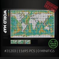 WORLD MAP 31203 ART KLEMMBAUSTEINE SET – 11695  TEILE - NEU Baden-Württemberg - Karlsruhe Vorschau