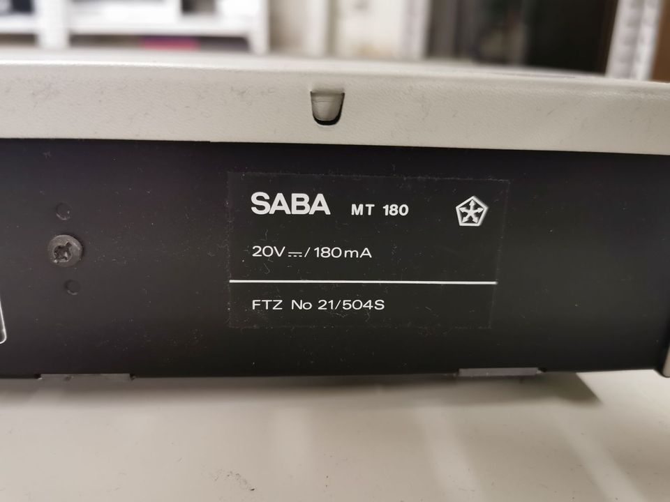 Sammlerstück! SABA TUNER MT 180 FM AM silber optisch gut in Meckenheim