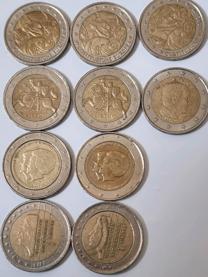 Paar Seltene 2 Euro münzen in Bad Hersfeld