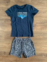 Jungen Sommer Pyjama Schlafanzug blau weiß Rakete Space Kreis Pinneberg - Barmstedt Vorschau