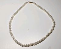 Damen Perlenkette weiß mit goldfarbenem Verschluss Mecklenburg-Vorpommern - Boizenburg/Elbe Vorschau