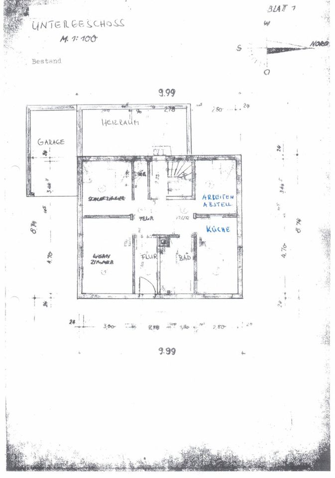 Einfamilienhaus mit vermieteter ELW, großer Garten und Garage in Sulz