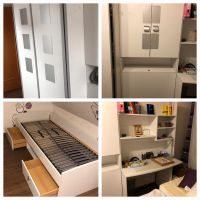 Jugendzimmer Kinderzimmer Bett Schreibtisch Schrank Regal weiß Niedersachsen - Gronau (Leine) Vorschau