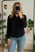 Gepunktete Bluse mit Schleife | Clockhouse | Gr. 36 / S Baden-Württemberg - Brackenheim Vorschau
