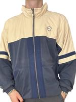 Nike Vintage Winterjacke creme blau Gr L/ XL 90s retro Nordrhein-Westfalen - Krefeld Vorschau