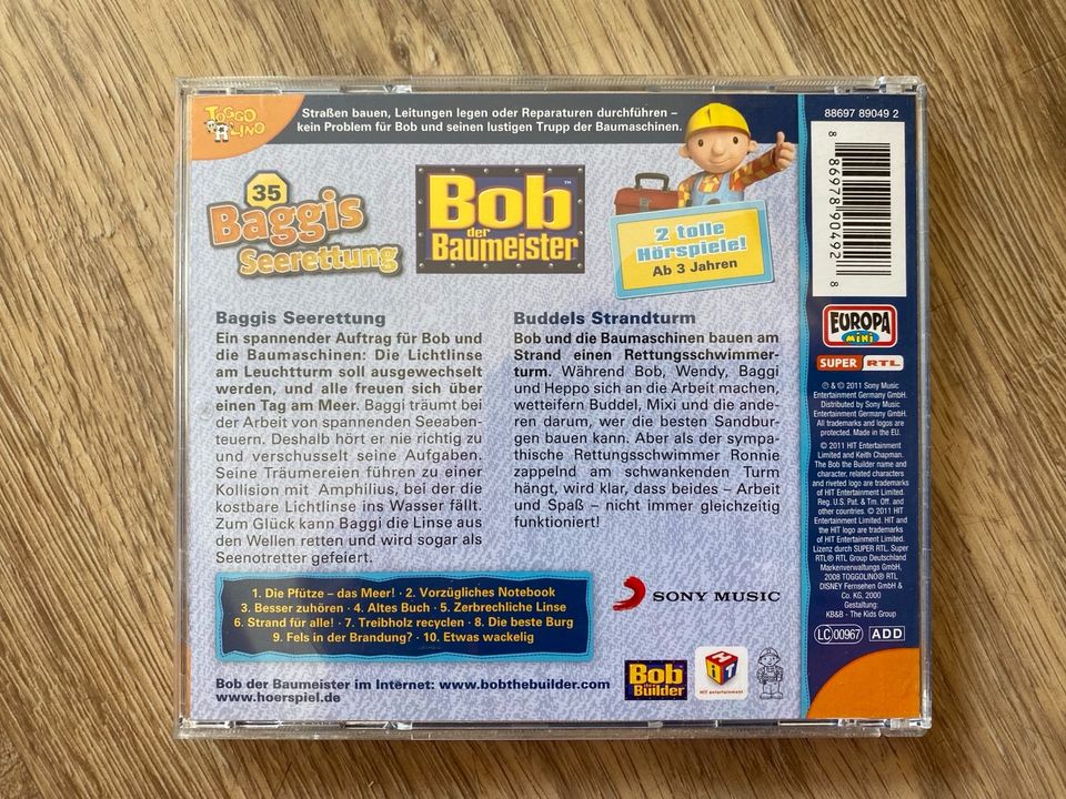 Bob der Baumeister CDs, je 1,50€ in Sinzig