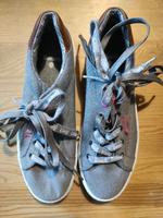 Graue bench Schuhe Größe 39 Hessen - Brensbach Vorschau