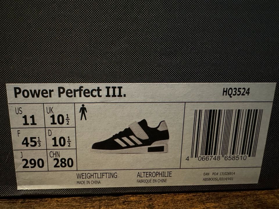 Weightlifting Schuhe Adidas Power Perfect III Größe 45 Herren in Stuttgart