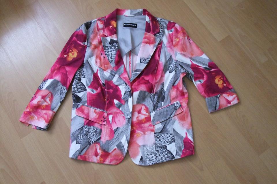 Gerry Weber Blazer, Gr. 44, bunt gemustert, neu und ungetragen in Welden