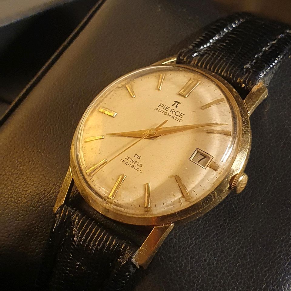 Pierce automatic Herren Armbanduhr Gold 750er 18k in Bremen