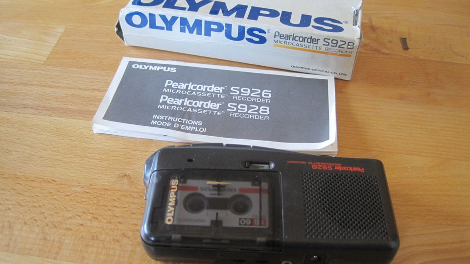 Olympus Pearlcorder S928 Diktiergerät Wiedergabegerät S 928 in Weißenhorn