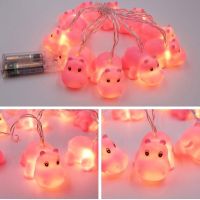 Hippo 10St 1.5m Lichterkette LED Deko drinnen Rosa Warmweiß Bayern - Baiersdorf Vorschau