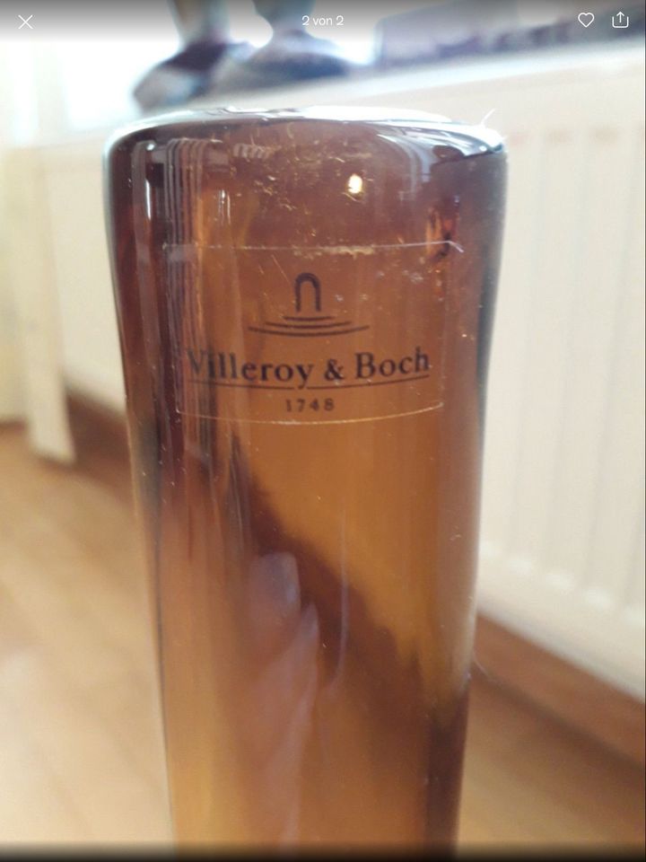 Vase, Vasen, Duo, Glas, cognac-braun, zeitlos, Villeroy & Boch in Meppen